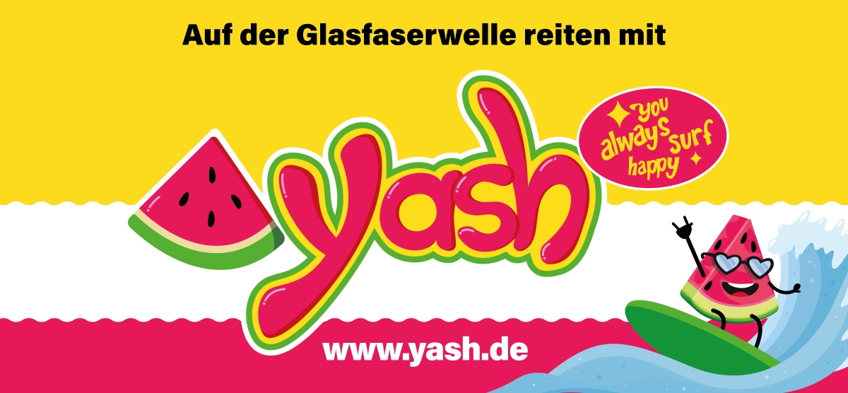 Yash Banner Glasfaser für Erzgebirge